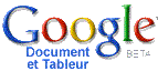 Google Document et Tableur